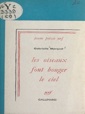 cover image of Les oiseaux font bouger le ciel